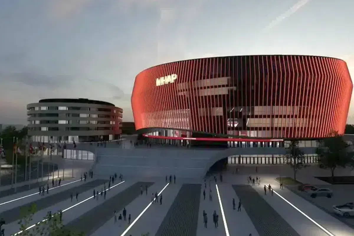 Sală de 400 de milioane de euro într-un oraș de 90.000 de locuitori, ridicată pe o fostă groapă de gunoi!