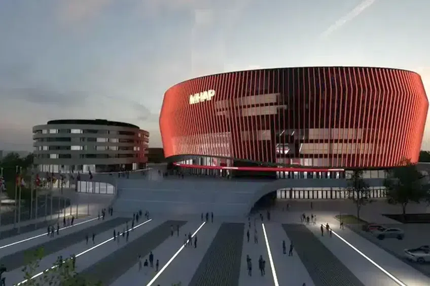 Viitoarea arenă din Pardubice // Facebook