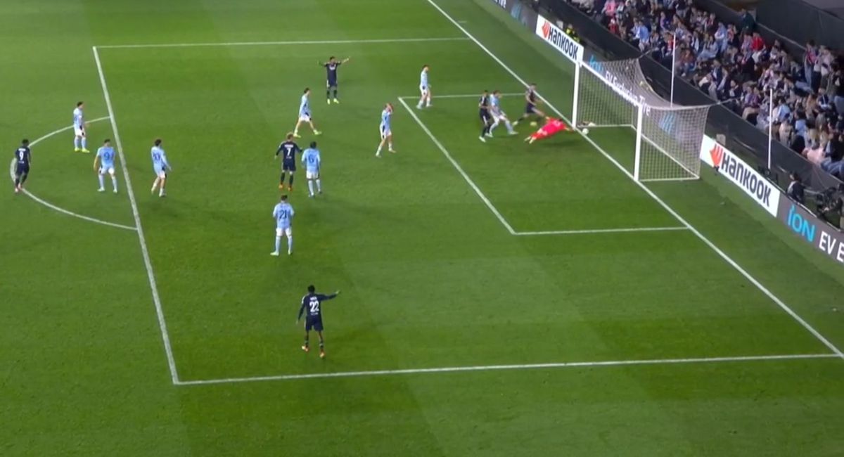 Gafa lui Ionuț Radu din Celta Vigo - Lyon