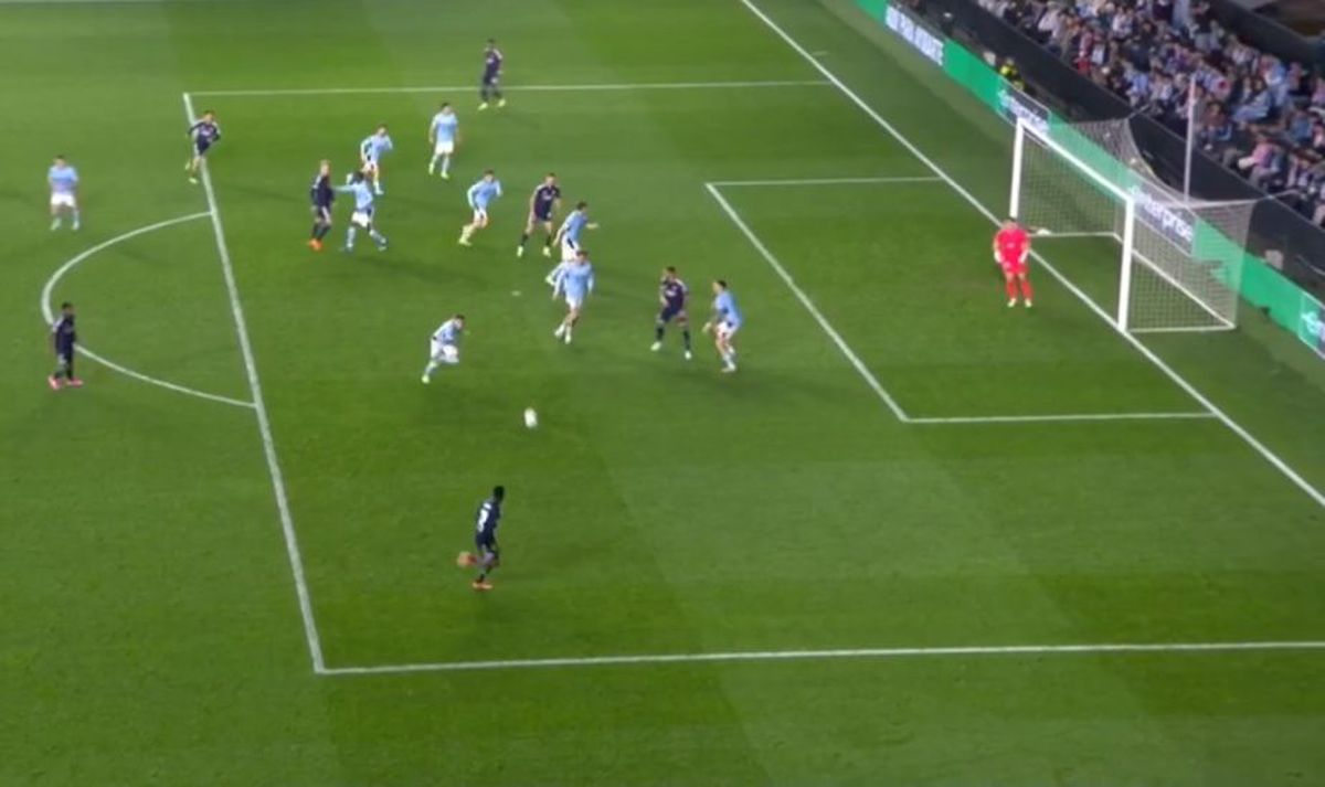 Gafa lui Ionuț Radu din Celta Vigo - Lyon