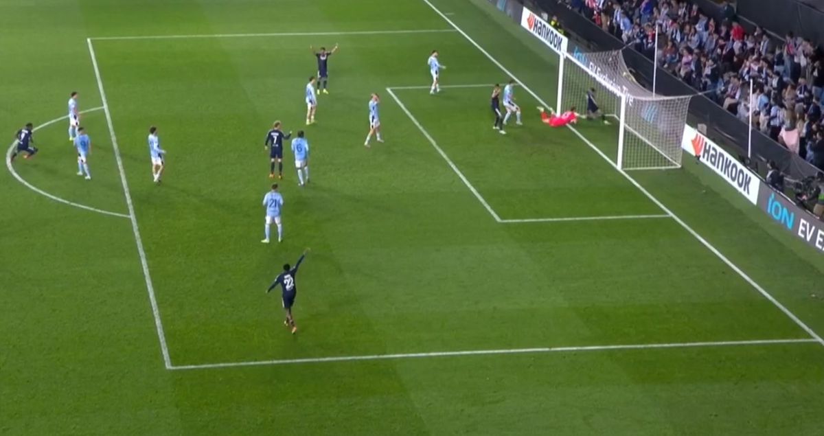 Gafa lui Ionuț Radu din Celta Vigo - Lyon