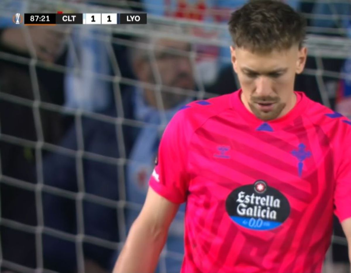 Gafa lui Ionuț Radu din Celta Vigo - Lyon