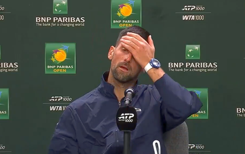 Novak Djokovic, „distrus” după meciul cu Draper: „A fost incredibil” // foto: captură X