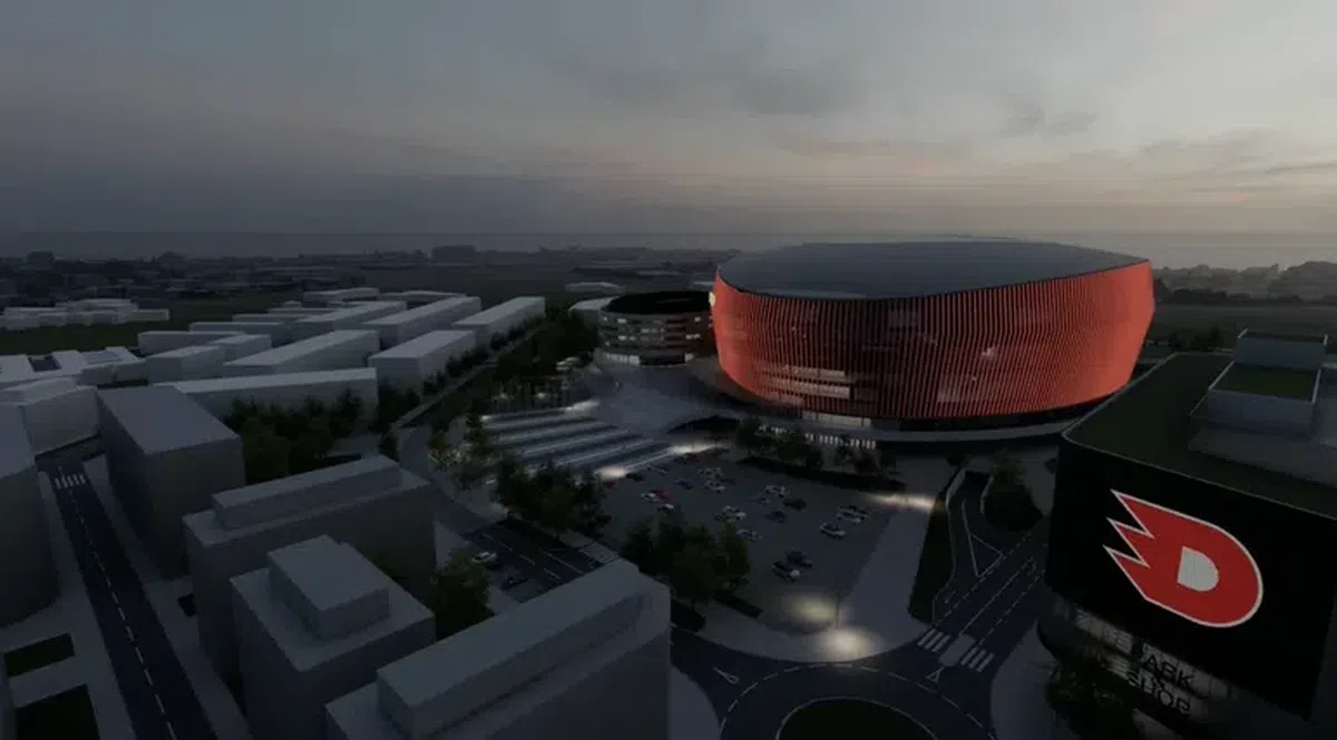 Sală de 400 de milioane de euro într-un oraș de 90.000 de locuitori, ridicată pe o fostă groapă de gunoi!