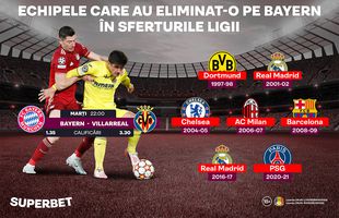 Bayern – Villarreal: Bavarezii pot fi eliminaţi pentru al doilea an la rând în sferturile de finală. Ce şanse are Villarreal