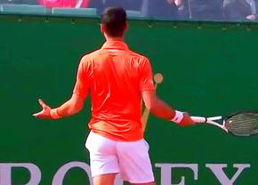 Novak Djokovic, învins și plin de nervi la primul meci pe zgură din 2022: „Taci!”