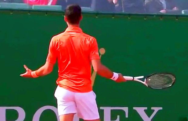 Novak Djokovic, învins și plin de nervi la primul meci pe zgură din 2022: „Taci!”