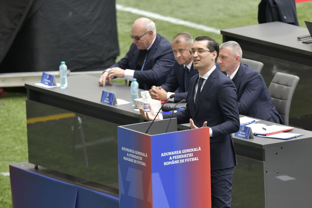 Răzvan Burleanu a marcat cu poarta goală » Ales în unanimitate pentru al 3-lea mandat la FRF: 272 de voturi pentru, zero împotrivă, zero abțineri!