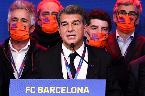 Joan Laporta, președintele Barcelonei, foto: Guliver/gettyimages