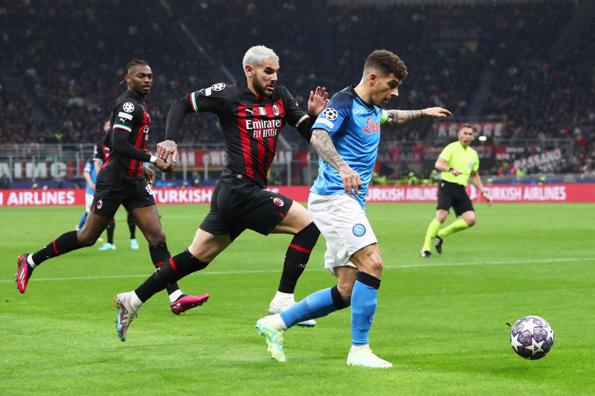 AC Milan - Napoli, sfert de Liga Campionilor
