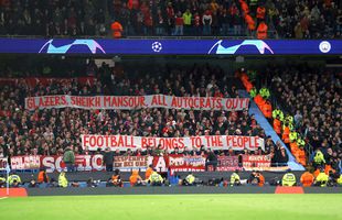 Mereu inventivi » Banner-ul introdus în stadion de ultrașii lui Bayern Munchen: „Afară!”