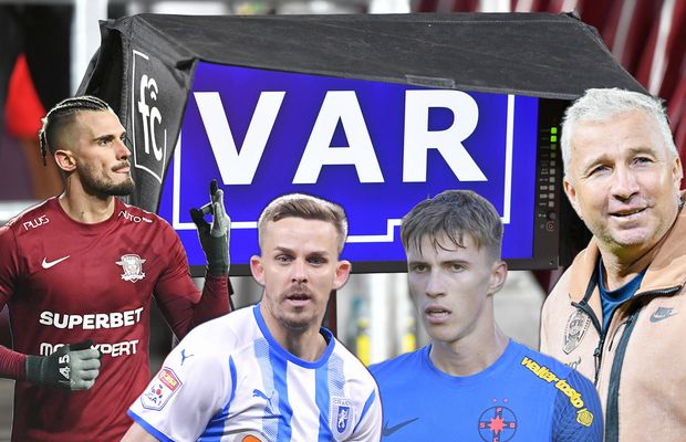Pe cine a ajutat și pe cine a dezavantajat apariția VAR? » CFR Cluj contestă sistemul, dar a beneficiat de el, precum FCSB. Pentru Rapid și Craiova ar fi fost mult mai bine fără + Raport șocant pentru Farul