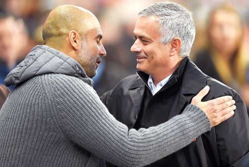 Jose Mourinho, în dreapta, este printre cei mai apreciați antrenori din lume // foto: Guliver/gettyimages