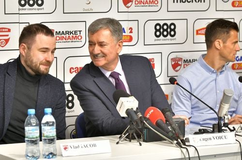Vlad Iacob, Eugen Voicu și Andrei Nicolescu, noii „stâlpi de rezistență” de la Dinamo / foto: Cristi Preda (GSP)