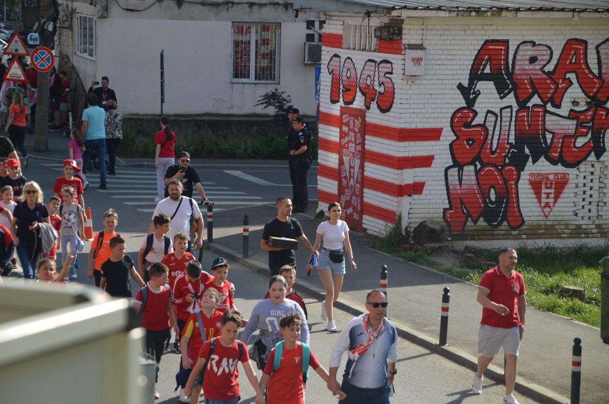 UTA Arad - Hermannstadt, poze înainte de meci