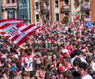 Athletic Bilbao a sărbătorit câștigarea Cupei Spaniei pe apă/ foto Imago Images