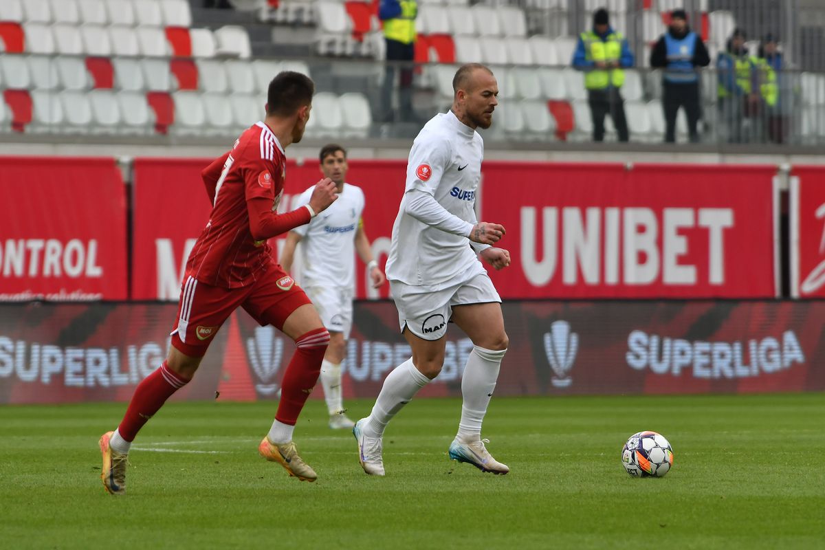 Denis Alibec a fost MVP în repriza a doua din Sepsi - Farul, dar trebuia să iasă la pauză!