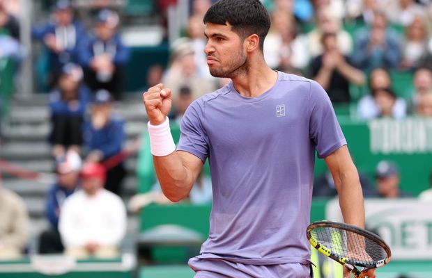 Carlos Alcaraz, calificare spectaculoasă în prima sa finală la Monte Carlo și prima de categorie Masters 1000 în 13 luni!