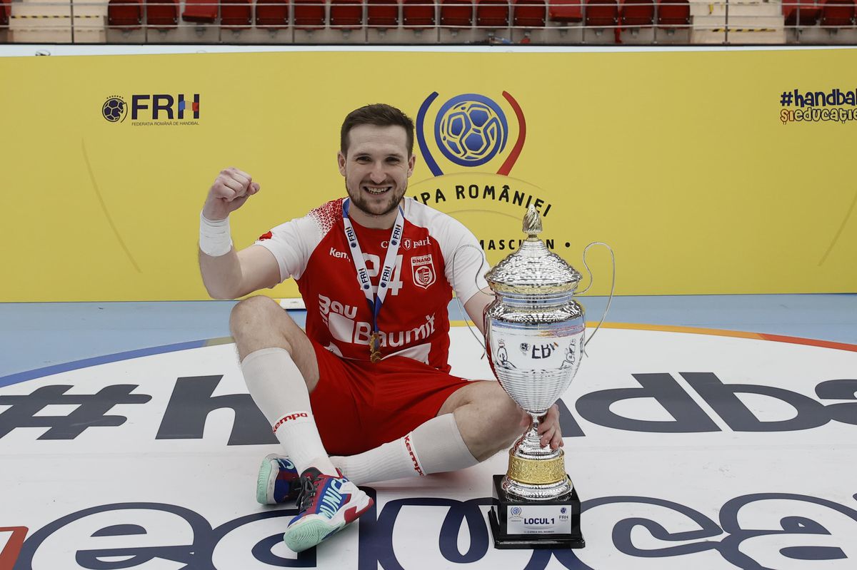 Dinamo câștigă Cupa României la handbal masculin » Succes clar în finala cu Potaissa Turda