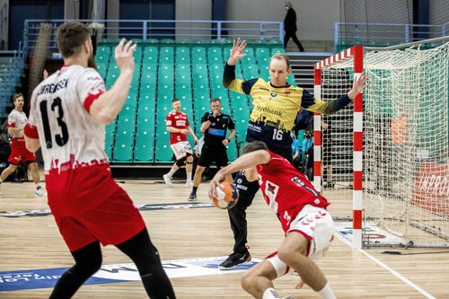 Kolding, cea mai titrată echipă din handbalul masculin danez, cu 14 titluri de campioană și o prezența constantă în cupele europene, a retrogradat după 40 de ani/ foto Imago Images