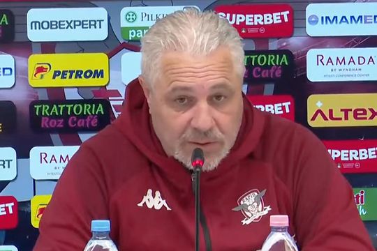 Marius Șumudică, la conferința de presă dinainte de CFR Cluj - Rapid