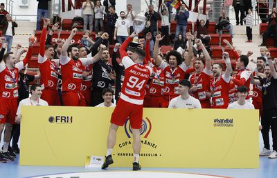 Dinamo câștigă Cupa României la handbal masculin » Succes clar în finala cu Potaissa Turda