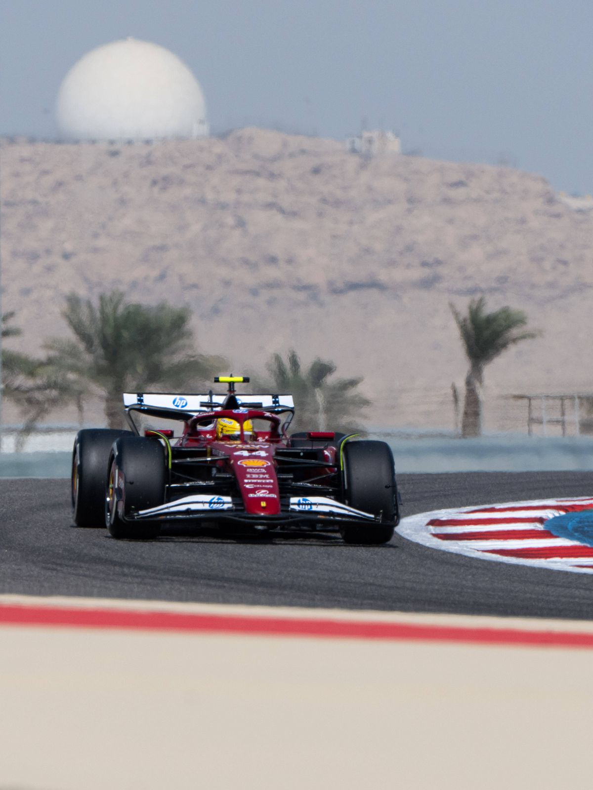 Ferrari, în timpul antrenamentelor libere din Bahrain