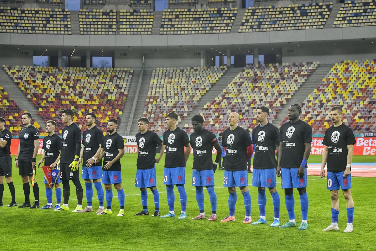 FCSB, omagiu pentru Mircea Lucescu la meciul cu Oțelul