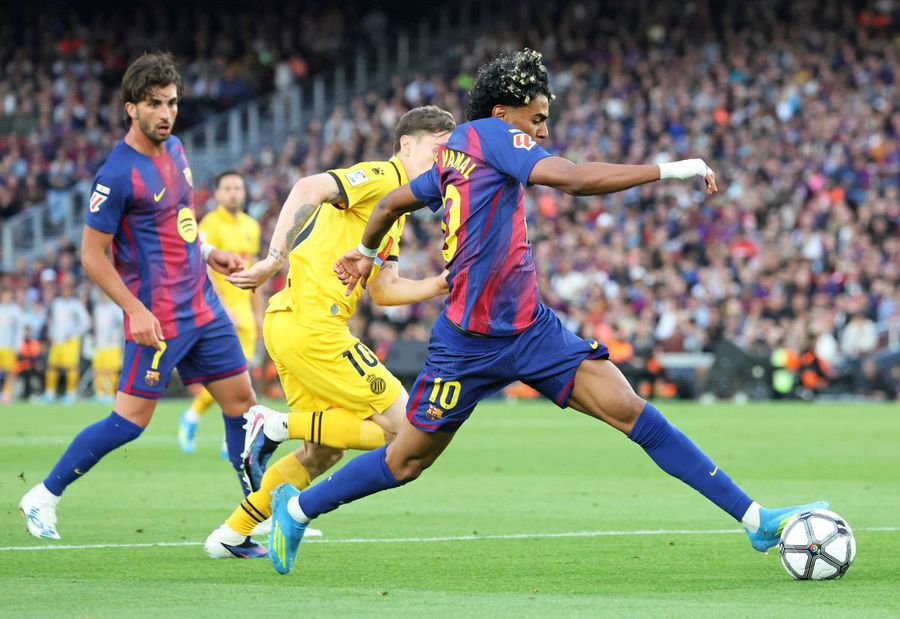 Lamine Yamal a scris istorie în derby-ul cu Espanyol » Decarul Barcelonei este mai precoce și decât Raul!
