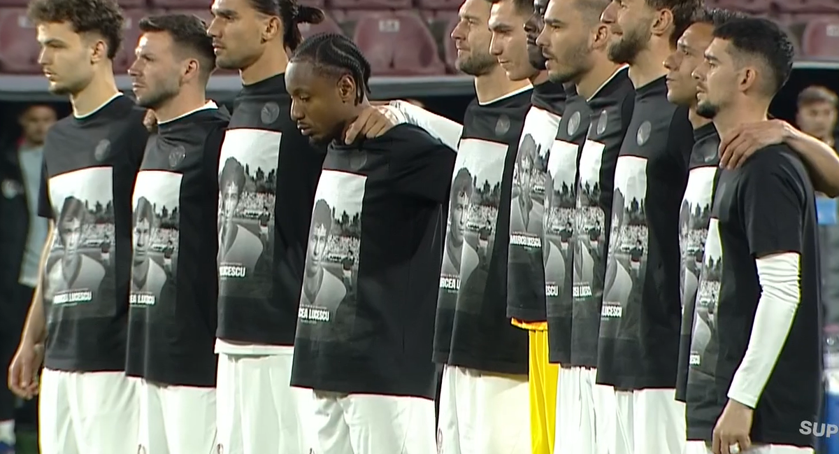 Corvinul Hunedoara, tricouri speciale de joc în memoria lui Mircea Lucescu: „Nu se vor mai produce niciodată”