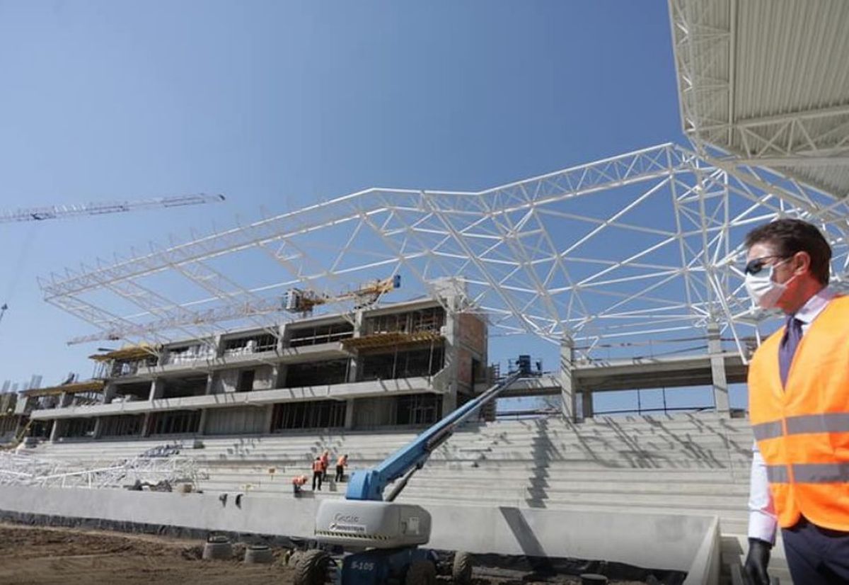 FOTO Lucrările la Stadionul Ghencea avansează rapid. Imagini de azi: „Sunteți entuziasmați?!”