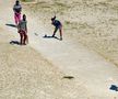 VIDEO + FOTO Spectacol inedit în stațiunea Olimp! Meciuri intense de cricket pe plajă :D