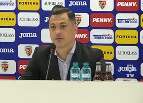 Conferință de presă Mirel Rădoi