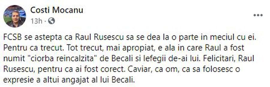 MM Stoica aruncă „bomba”: Rusescu, din vară la CFR Cluj?!