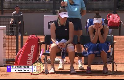 Scene uluitoare la Roma » Ucraineanca Kostyuk, partenera Gabrielei Ruse, n-a mai revenit de la vestiare în meciul cu rusoaicele Kudermetova și Pavlyuchenkova