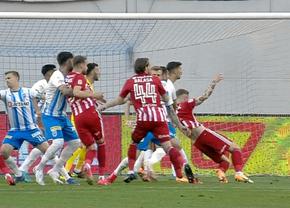 Penalty nedat în prima repriză din CSU Craiova - Sepsi » Mihai Stoica, ironie la adresa lui Feșnic
