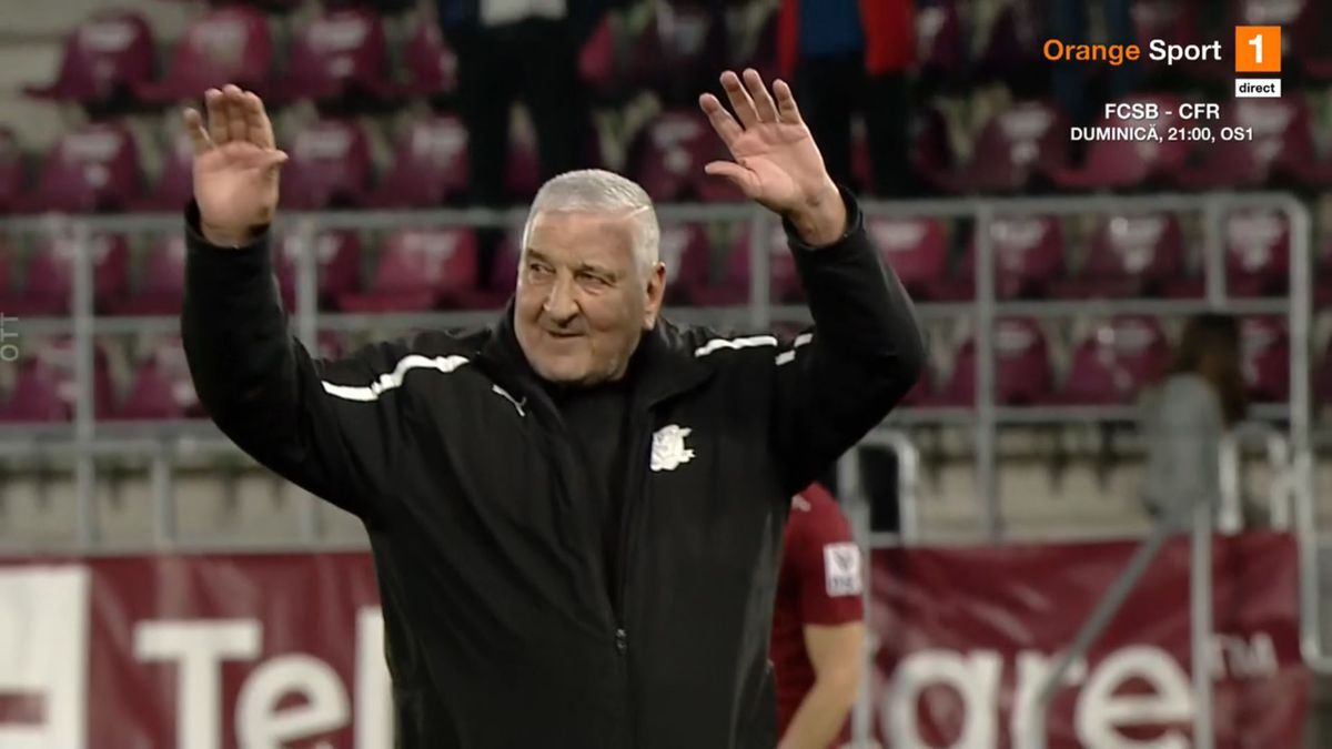 Rică Răducanu și-a reținut cu greu lacrimile » Moment copleșitor în Giulești, înainte de Rapid - Sepsi