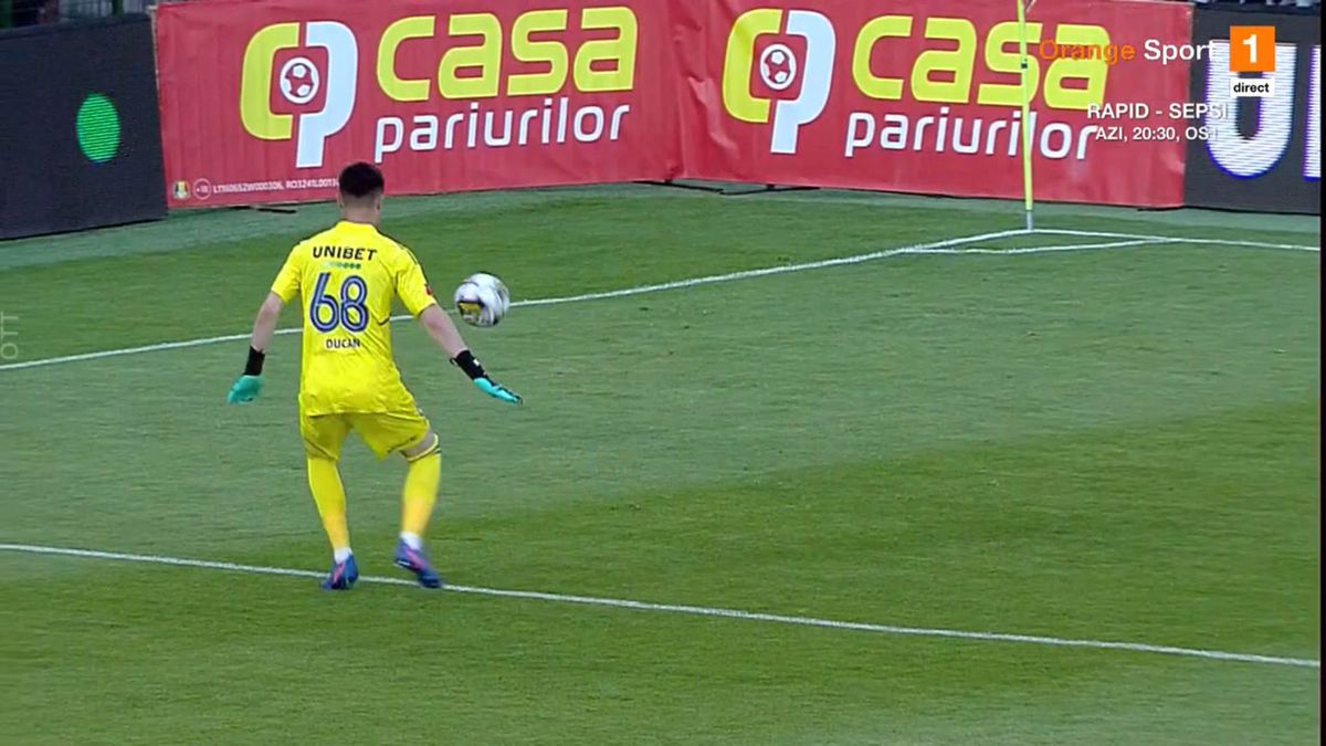 FOTO Ducan, eroare în fața lui Ricardinho în Voluntari - Botoșani 12.05.2023