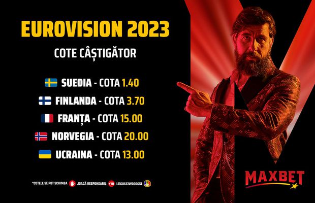 Tu pe cine mizezi la Eurovision 2023?