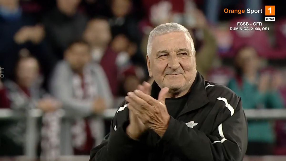 Rică Răducanu și-a reținut cu greu lacrimile » Moment copleșitor în Giulești, înainte de Rapid - Sepsi