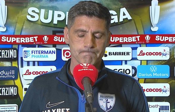 Florin Pârvu, după ce Voluntari a retrogradat: „Suntem încă la vestiar, jucătorii sunt șocați”