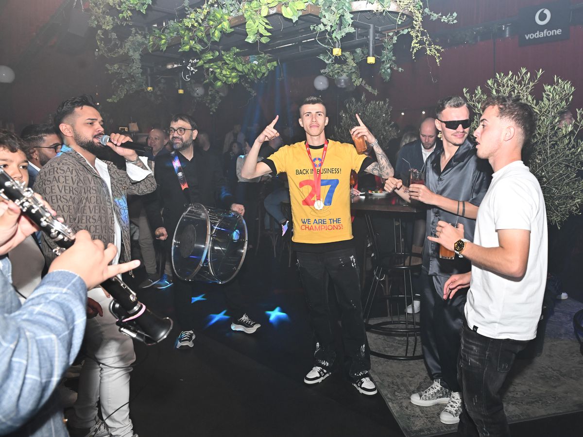 FCSB, imagini de la petrecerea de titlu. Foto: Răzvan Păsărică