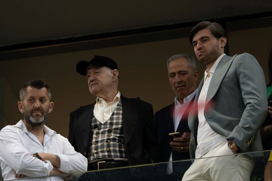 Gigi Becali, în tribunele Arenei Naționale. Foto: Ionuț Iordache