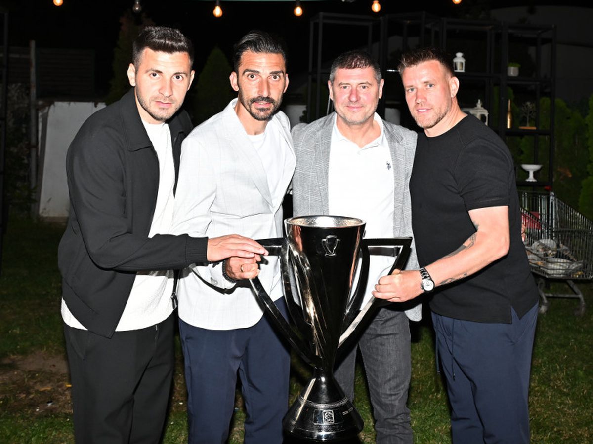 FCSB, imagini de la petrecerea de titlu. Foto: Răzvan Păsărică