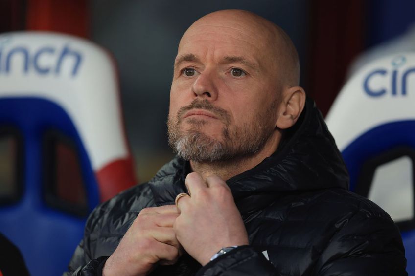 Erik ten Hag, în timpul partidei cu Crystal Palace. Sursă FOTO: Imago