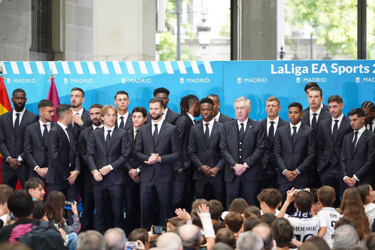 Carlo Ancelotti a făcut show la fiesta lui Real de pe străzile Madridului. Ce vis și-a îndeplinit antrenorul italian!