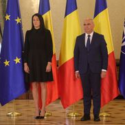 Cristina Neagu a fost decorată de Ilie Bolojan, la Palatul Cotroceni. Foto: Ionuț Iordache (GSP.RO)