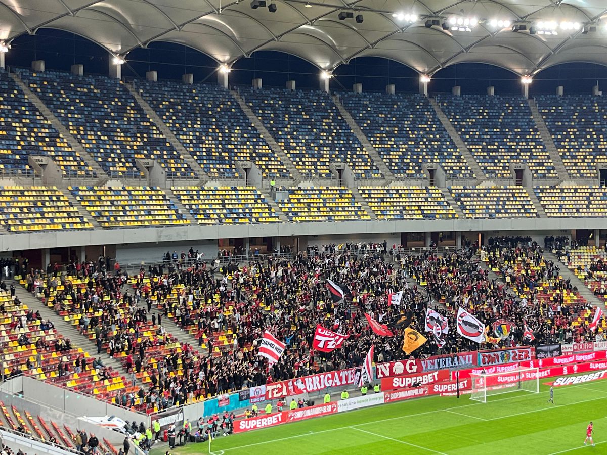 Mesajele galeriilor la Dinamo - Rapid