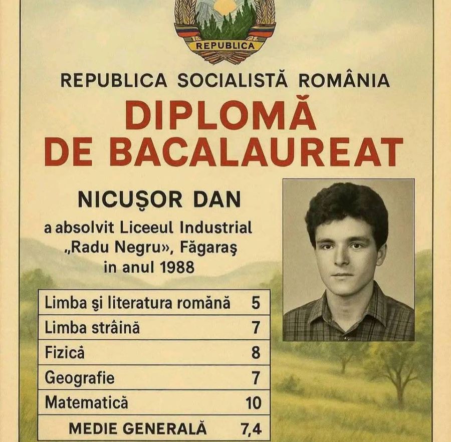 Nicușor Dan și-a arătat diploma de BAC și notele, după fake news-ul distribuit și de Marcel Pușcaș