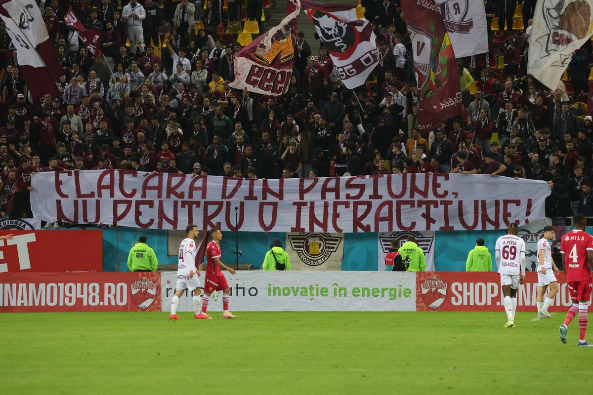 Mesajele galeriilor la Dinamo - Rapid